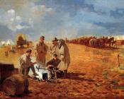 温斯洛 荷默 : A Rainy Day in Camp